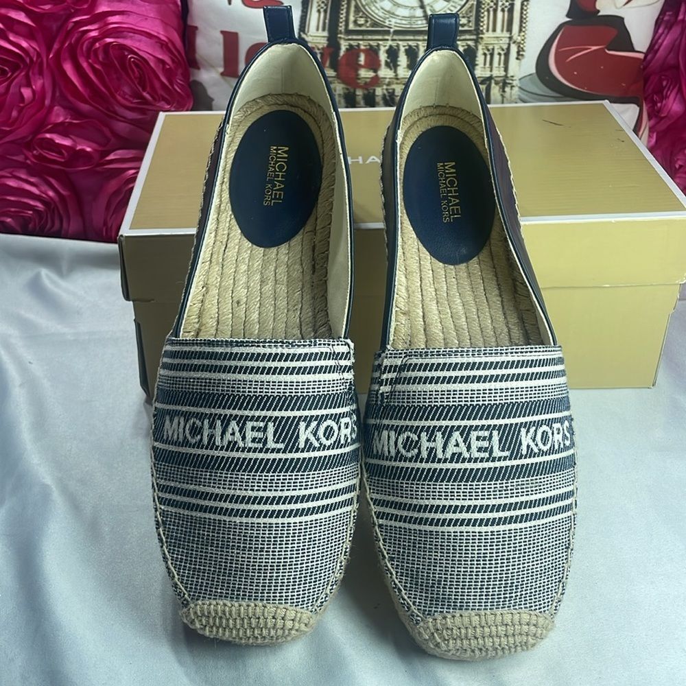 Michael‎ Kors Lenny Espadrille Canvas and leather size 9 - Picture 2 of 10